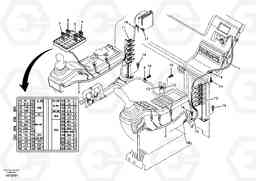 87240 Cable and wire harness, instrument panel EW145B, Volvo Construction Equipment