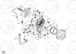 97608 Gear box housing with fitting parts EW145B, Volvo Construction Equipment