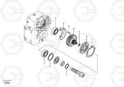 18516 Spur gear drive EW145B, Volvo Construction Equipment