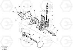 102363 Gear shift sensor EW145B, Volvo Construction Equipment