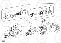 44172 Travel motor EW145B, Volvo Construction Equipment