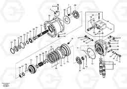 45848 Swing motor EW145B, Volvo Construction Equipment