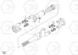 49614 Propeller shaft, front EW145B PRIME S/N 15001-, Volvo Construction Equipment