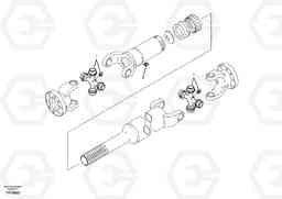 49622 Propeller shaft, rear EW145B PRIME S/N 15001-, Volvo Construction Equipment