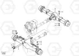 24050 Front and rear axle mounting EW145B, Volvo Construction Equipment
