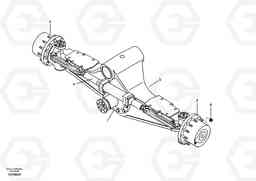 73722 Axle, front EW145B, Volvo Construction Equipment