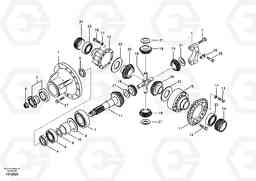 50274 Differential , rear axle EW145B PRIME S/N 15001-, Volvo Construction Equipment