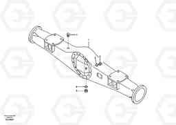 50281 Housing, rear axle EW145B PRIME S/N 15001-, Volvo Construction Equipment