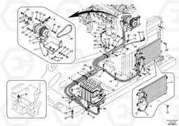 104151 Air conditioning line, cooling and heater EW145B, Volvo Construction Equipment