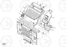 22922 Instrument panel, radio panel EW145B, Volvo Construction Equipment