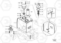 106009 Hydraulic oil tank EW145B, Volvo Construction Equipment