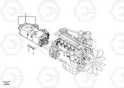 96690 Pump installation EW145B, Volvo Construction Equipment