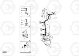 76112 Working hydraulic, quick fit on dipper arm EW145B, Volvo Construction Equipment