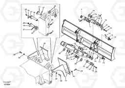 12687 Dozer blade, rear EW145B, Volvo Construction Equipment