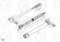 80229 Dozer blade cylinder EW145B, Volvo Construction Equipment