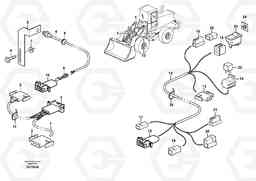 83183 Cable harness, automatic float position. L180D, Volvo Construction Equipment