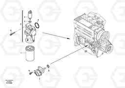 100322 Fuel filter - Feed pump L30B TYPE 182, 183, 185 SER NO 3000 -, Volvo Construction Equipment