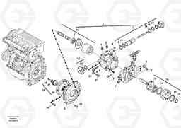 19001 Variable displacement pump L30B TYPE 182, 183, 185 SER NO 3000 -, Volvo Construction Equipment