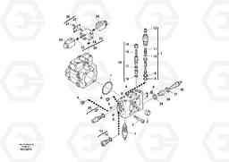 12800 Valves - Variable displacement pump L30B TYPE 182, 183, 185 SER NO 3000 -, Volvo Construction Equipment