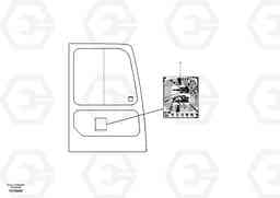 20074 Decal, inner location EC140B, Volvo Construction Equipment