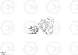 8393 Travel motor with mounting parts EW130, Volvo Construction Equipment