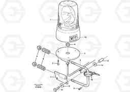 83 Revolving warning light. L90D, Volvo Construction Equipment