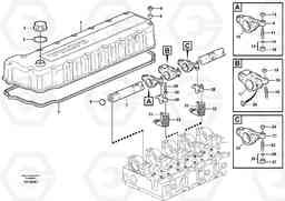 105025 Valve mechanism L220E SER NO 2001 - 3999, Volvo Construction Equipment