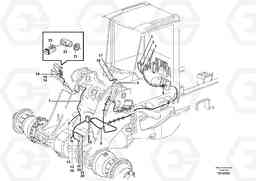 36663 Cable harness, front L70D, Volvo Construction Equipment