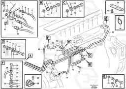 52688 Fuel pipes, fuel pump A40D, Volvo Construction Equipment