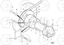 106047 Pump drive shaft G700B MODELS S/N 35000 -, Volvo Construction Equipment