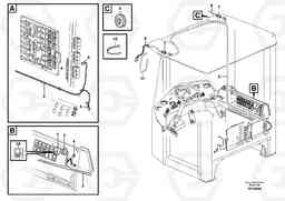 61708 Cable harness, electr. heated rear-view mirror L70E, Volvo Construction Equipment