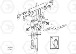 42565 Distribution block, B3. L150E S/N 6005 - 7549 S/N 63001 - 63085, Volvo Construction Equipment