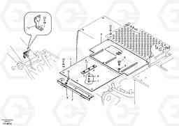 31713 Protecting plate, Forestry EC210B APPENDIX FORESTRY VERSION, Volvo Construction Equipment