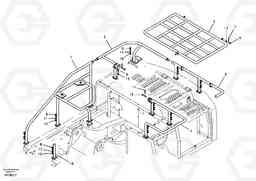 45103 Upper protection, Forestry EC210B APPENDIX FORESTRY VERSION, Volvo Construction Equipment