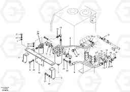 37671 Hydraulic system, control valve to return filter EC210B APPENDIX FORESTRY VERSION, Volvo Construction Equipment