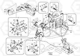 53709 Servo system, control valve to remote control valve EC210B APPENDIX FORESTRY VERSION, Volvo Construction Equipment