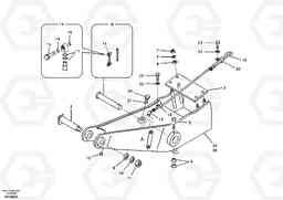 45518 Dipper arm adapter, Forestry EC210B APPENDIX FORESTRY VERSION, Volvo Construction Equipment