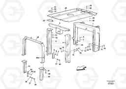 45558 Engine cover L90B VOLVO BM VOLVO BM L90B, Volvo Construction Equipment