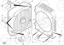 47535 Fan housing G700B MODELS S/N 35000 -, Volvo Construction Equipment