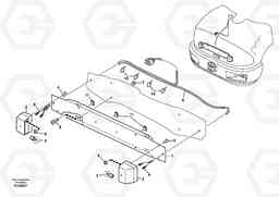 27831 Number plate illumination L35B S/N186/187/188/1893000 - 6000, Volvo Construction Equipment