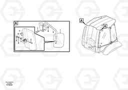 3918 Rear view mirror BL71, Volvo Construction Equipment