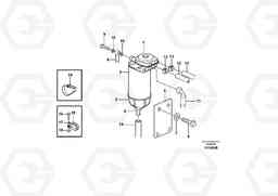 19006 Water trap with hoses L220E SER NO 2001 - 3999, Volvo Construction Equipment