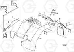 28551 Fenders, front and rear. L70E, Volvo Construction Equipment