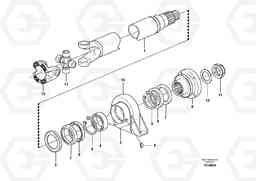 39961 Power shaft front L60E, Volvo Construction Equipment