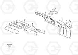 28560 Fender, rear L70E, Volvo Construction Equipment