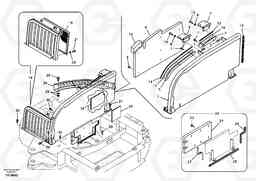 72242 Cowl frame ECR58, Volvo Construction Equipment