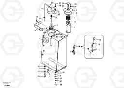 4692 Hydraulic oil tank ECR58, Volvo Construction Equipment