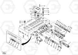 4700 Main control valve ECR58, Volvo Construction Equipment