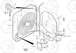 56309 Fan housing G700B MODELS S/N 35000 -, Volvo Construction Equipment