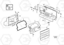 16496 Instrument panel L90E, Volvo Construction Equipment